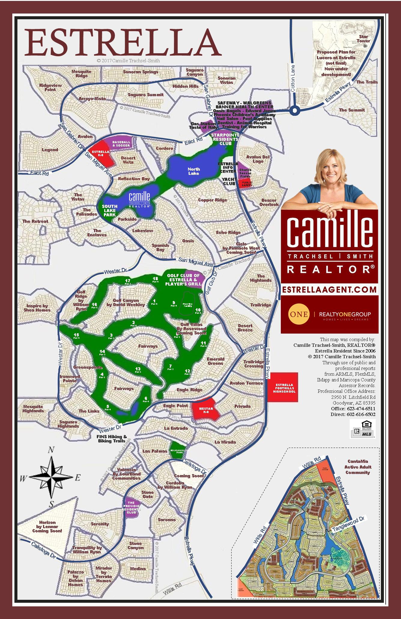 Estrella Map Camille TrachselSmith, Realty One Group, Estrella